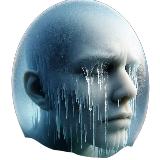 face, mask, robot, photorealistic transparent PNG cut-out