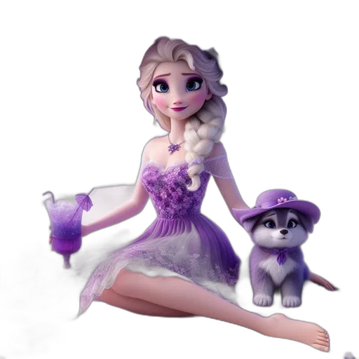 dress, staff, concept art, 3d render transparent PNG cut-out