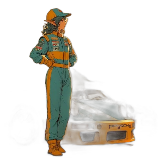 robot, jacket, car, concept art transparent PNG cut-out