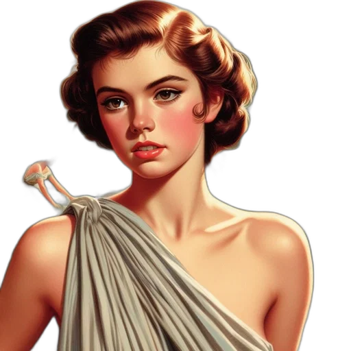 dress, staff, jewelry, weapon transparent PNG cut-out