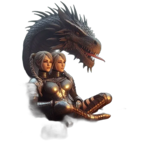 dragon, creature, concept art, fantasy art transparent PNG cut-out
