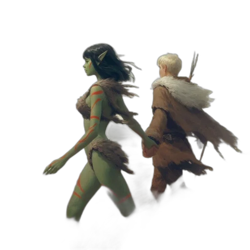 concept art, fantasy art, pixel art, comic book art transparent PNG cut-out