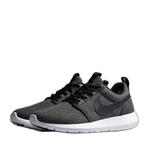 shoes, monochrome, nike, roshe transparent PNG cut-out