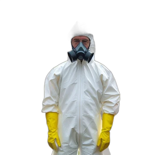 jacket, mask, individual, protective transparent PNG cut-out