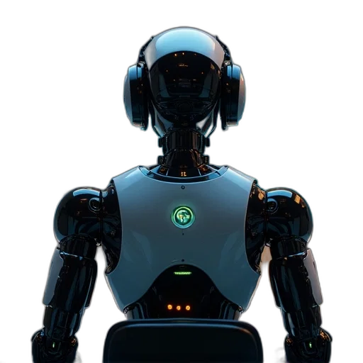 robot, cyberpunk, concept art, 3d render transparent PNG cut-out