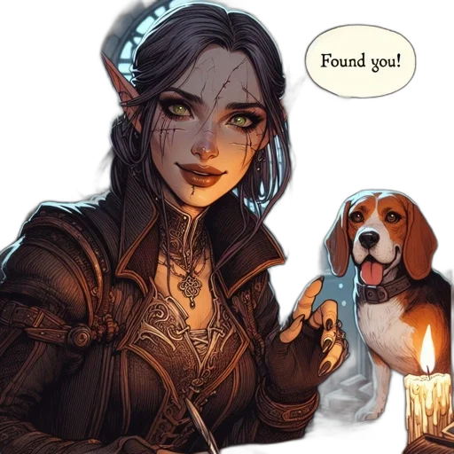 creature, fantasy art, concept art, comic book art transparent PNG cut-out