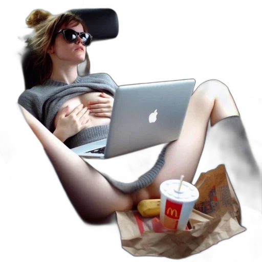 food, hat, jacket, photorealistic transparent PNG cut-out