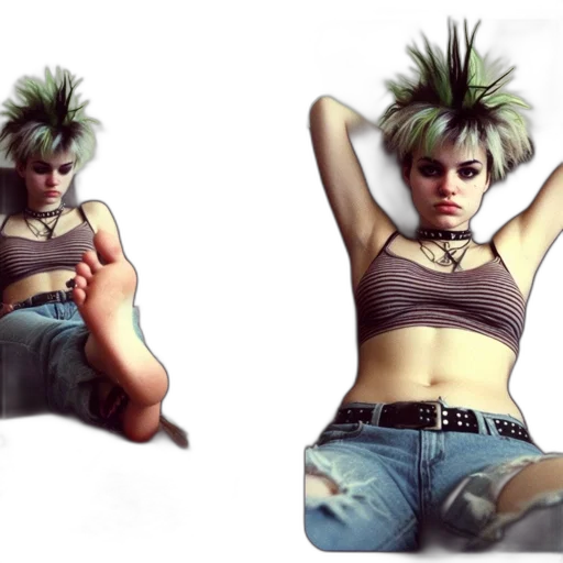 concept art, photorealistic, 3d render, cyberpunk transparent PNG cut-out