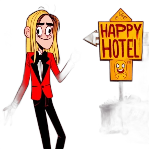 staff, cartoon, concept art, 3d render transparent PNG cut-out