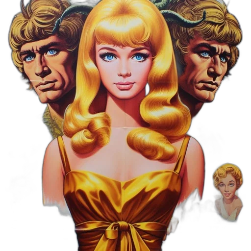 crown, hair, dress, mask transparent PNG cut-out