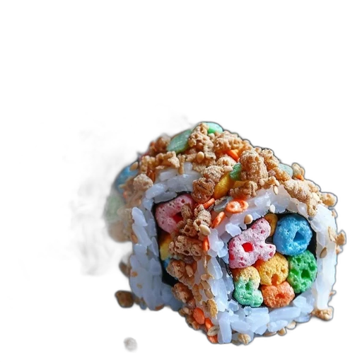 food, jewelry, crown, 3d render transparent PNG cut-out