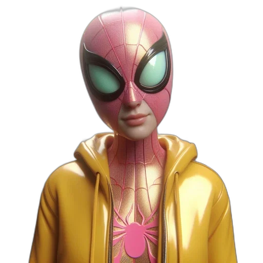 mask, jacket, face, creature transparent PNG cut-out