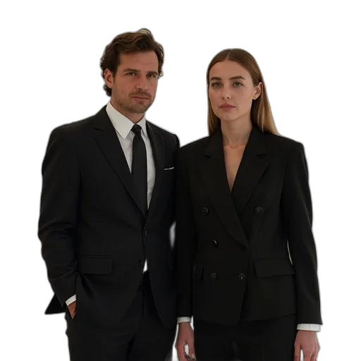jacket, staff, dress, man transparent PNG cut-out