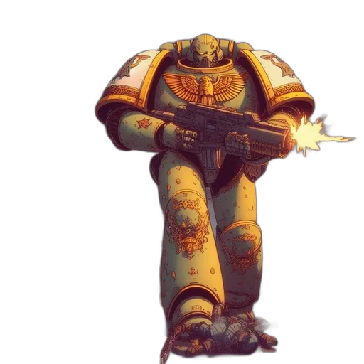 robot, weapon, staff, creature transparent PNG cut-out