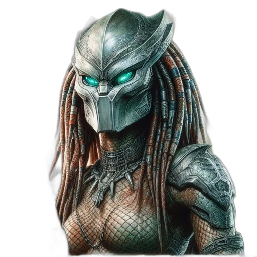 mask, creature, face, robot transparent PNG cut-out