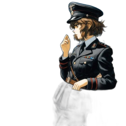 staff, hat, face, weapon transparent PNG cut-out