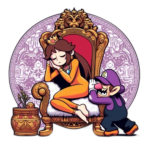 crown, furniture, staff, concept art transparent PNG cut-out