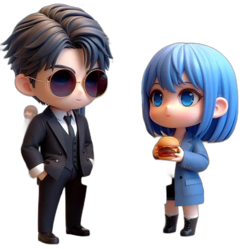 3d render, concept art, anime, cartoon transparent PNG cut-out
