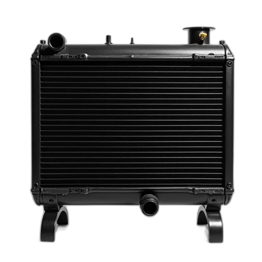 robot, black, radiator, three transparent PNG cut-out