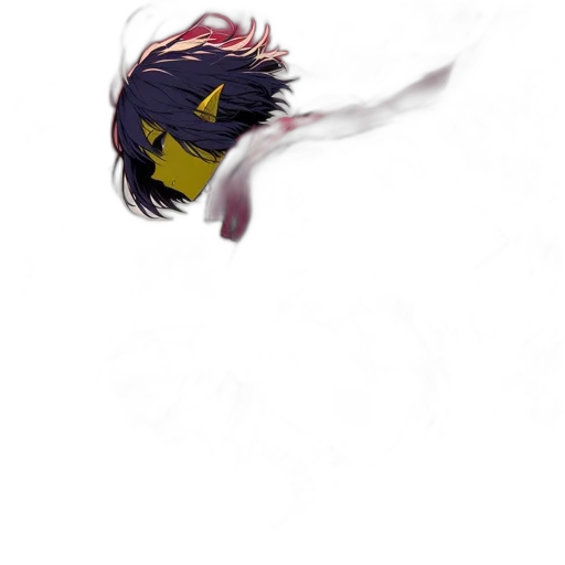 mask, creature, face, hair transparent PNG cut-out