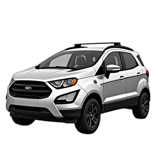 car, 3d render, silver, suv transparent PNG cut-out