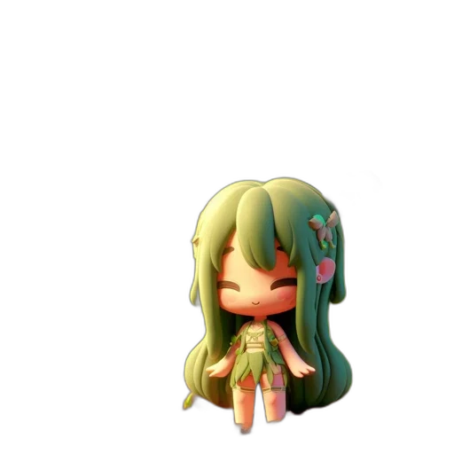 dress, creature, staff, dragon transparent PNG cut-out