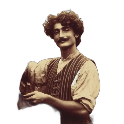 staff, face, hat, animal transparent PNG cut-out