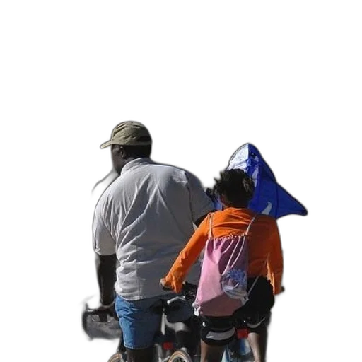 umbrella, jacket, hat, staff transparent PNG cut-out