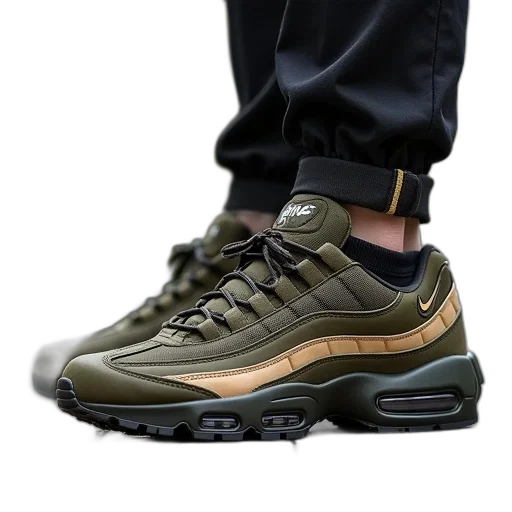 shoes, 3d render, green, air transparent PNG cut-out