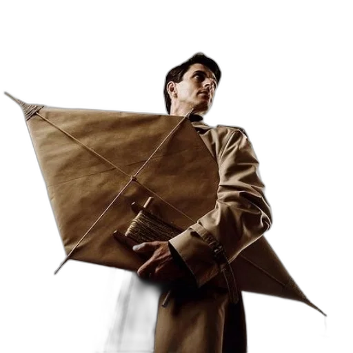 umbrella, jacket, staff, weapon transparent PNG cut-out
