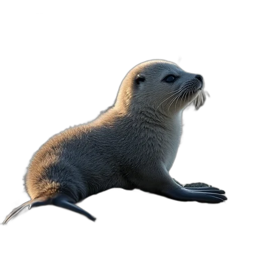 animal, creature, staff, 3d render transparent PNG cut-out