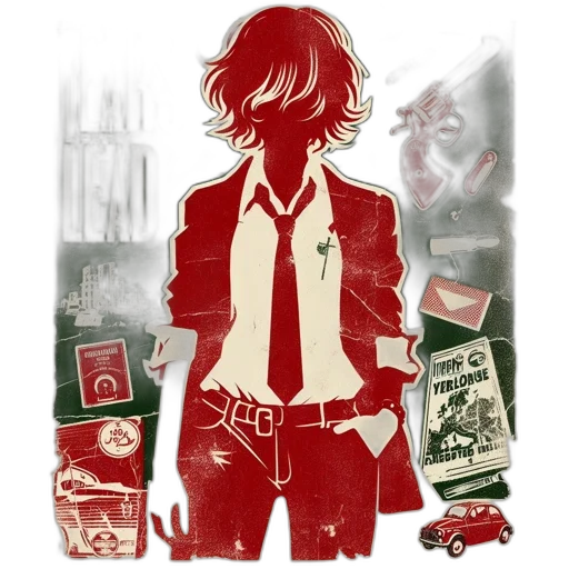 jacket, concept art, comic book art, fantasy art transparent PNG cut-out
