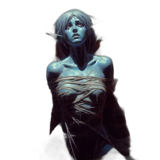 dress, creature, face, mask transparent PNG cut-out
