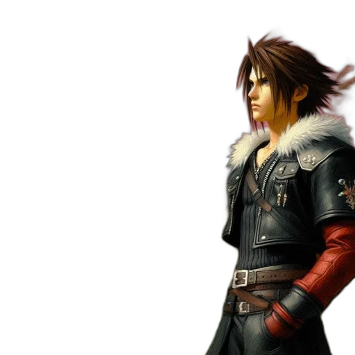 sword, jacket, concept art, 3d render transparent PNG cut-out