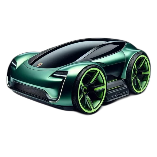 car, concept art, 3d render, photorealistic transparent PNG cut-out