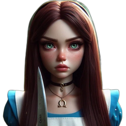 staff, face, jewelry, fantasy art transparent PNG cut-out