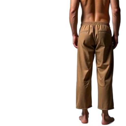 jacket, staff, photorealistic, earth tones transparent PNG cut-out
