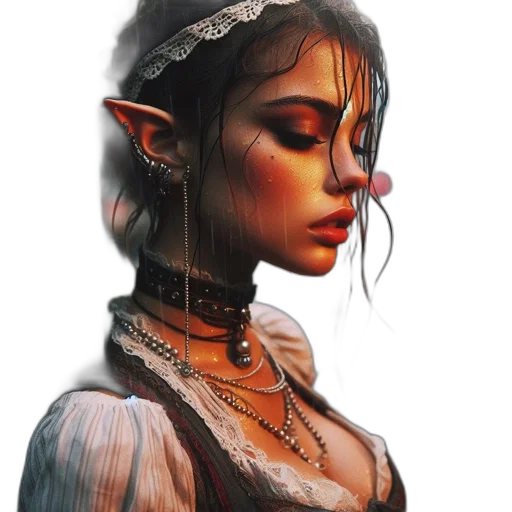 jewelry, face, dress, crown transparent PNG cut-out