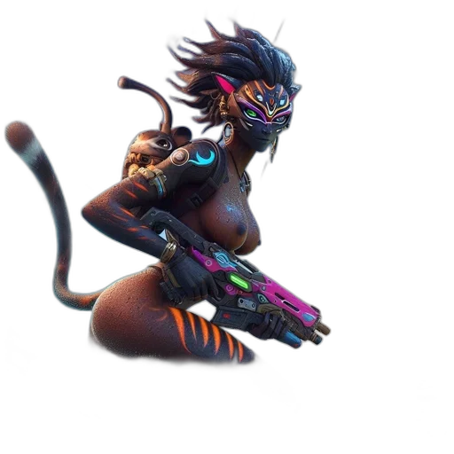 staff, weapon, animal, creature transparent PNG cut-out