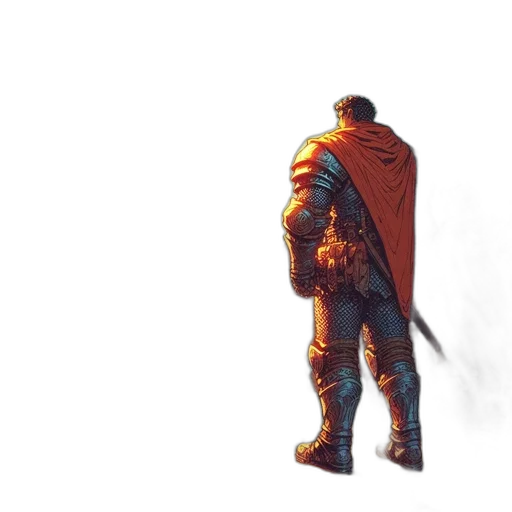 jacket, sword, weapon, staff transparent PNG cut-out