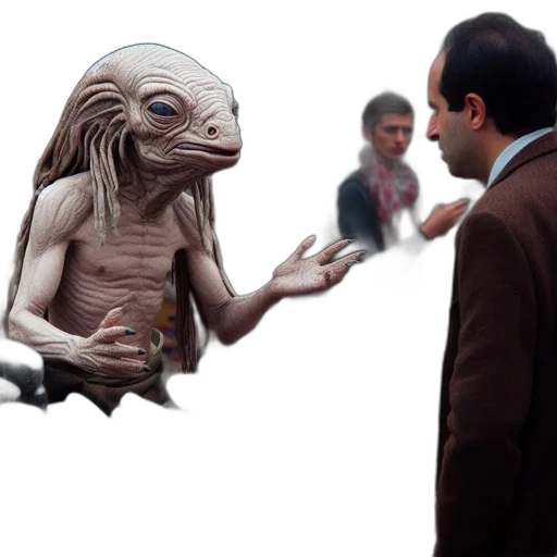 creature, concept art, 3d render, photorealistic transparent PNG cut-out