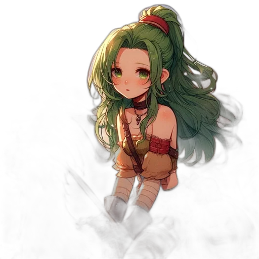staff, weapon, dragon, dress transparent PNG cut-out