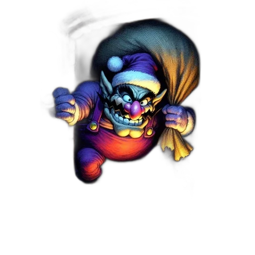 creature, mask, weapon, face transparent PNG cut-out