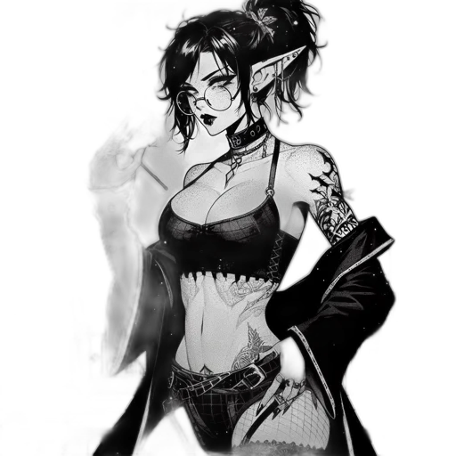 dress, staff, fantasy art, concept art transparent PNG cut-out