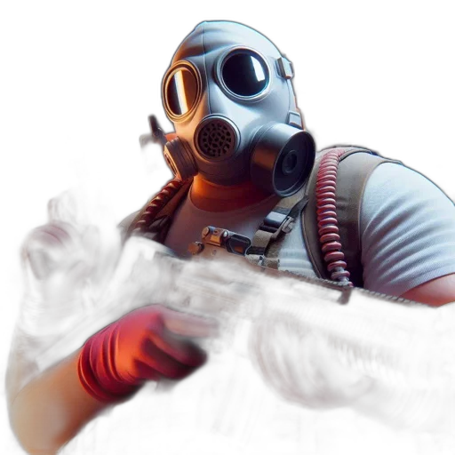 mask, weapon, robot, face transparent PNG cut-out