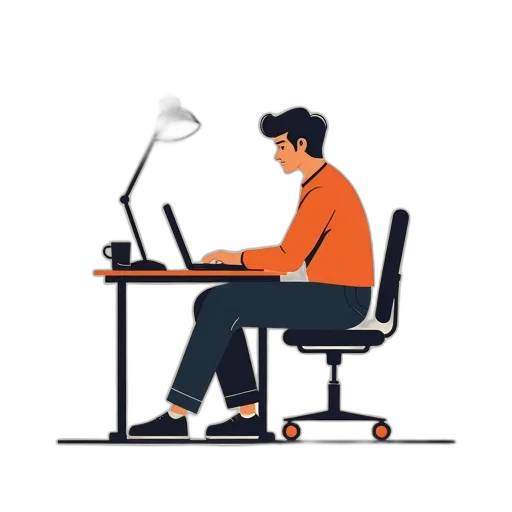 staff, furniture, concept art, 3d render transparent PNG cut-out