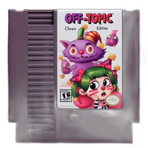 nes, cartridge, titled, off-topic transparent PNG cut-out