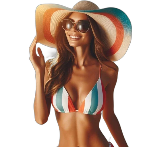 hat, photorealistic, oil painting, 3d render transparent PNG cut-out