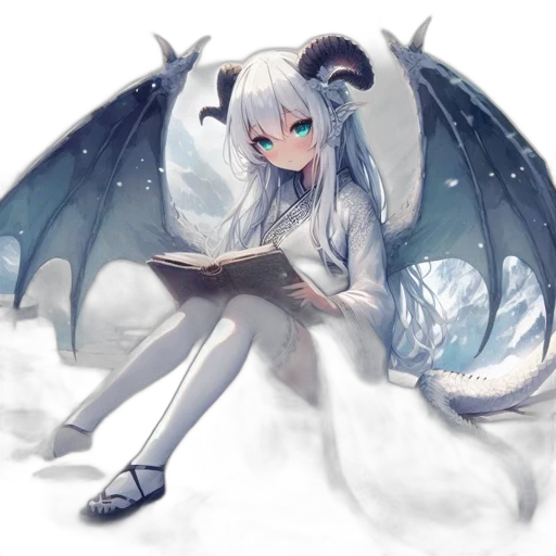 dragon, creature, staff, animal transparent PNG cut-out