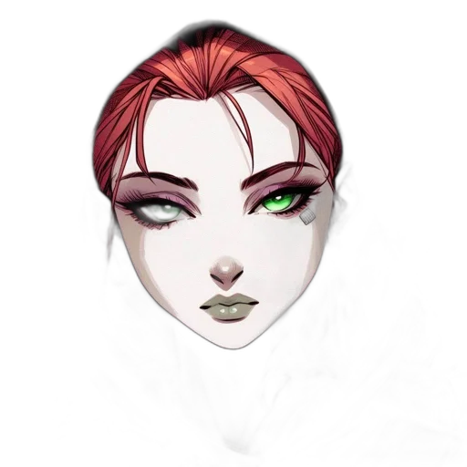 face, mask, creature, fantasy art transparent PNG cut-out
